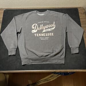Dollywood Sweatshirt Reverse Weave Crewneck Tennessee Great Smoky Mountains 90s